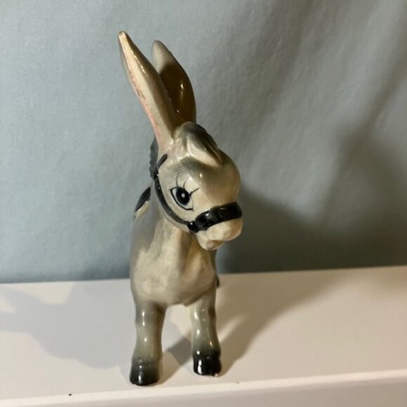 Vintage Ceramic Donkey by Artmark Made in Japan 5" - Picture 3 of 7